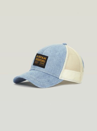 Denim Embro Baseball Trucker Cap